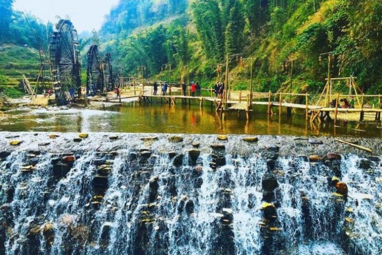 Tien Sa Waterfall in Sapa