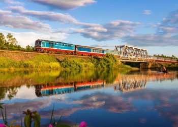 Traveling by train in Vietnam