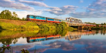 Traveling by train in Vietnam