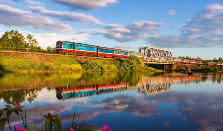 Traveling by train in Vietnam