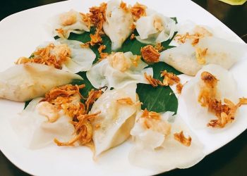 Hoi An white rose dumplings