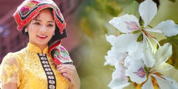 The traditional costume of Thai People
