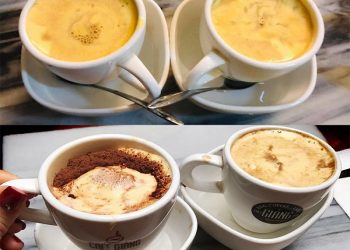 Vietnamese Egg Coffee at Giang Cafe