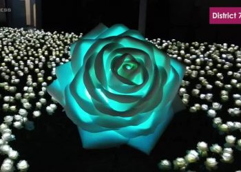 Saigon’s light park dazzles visitors